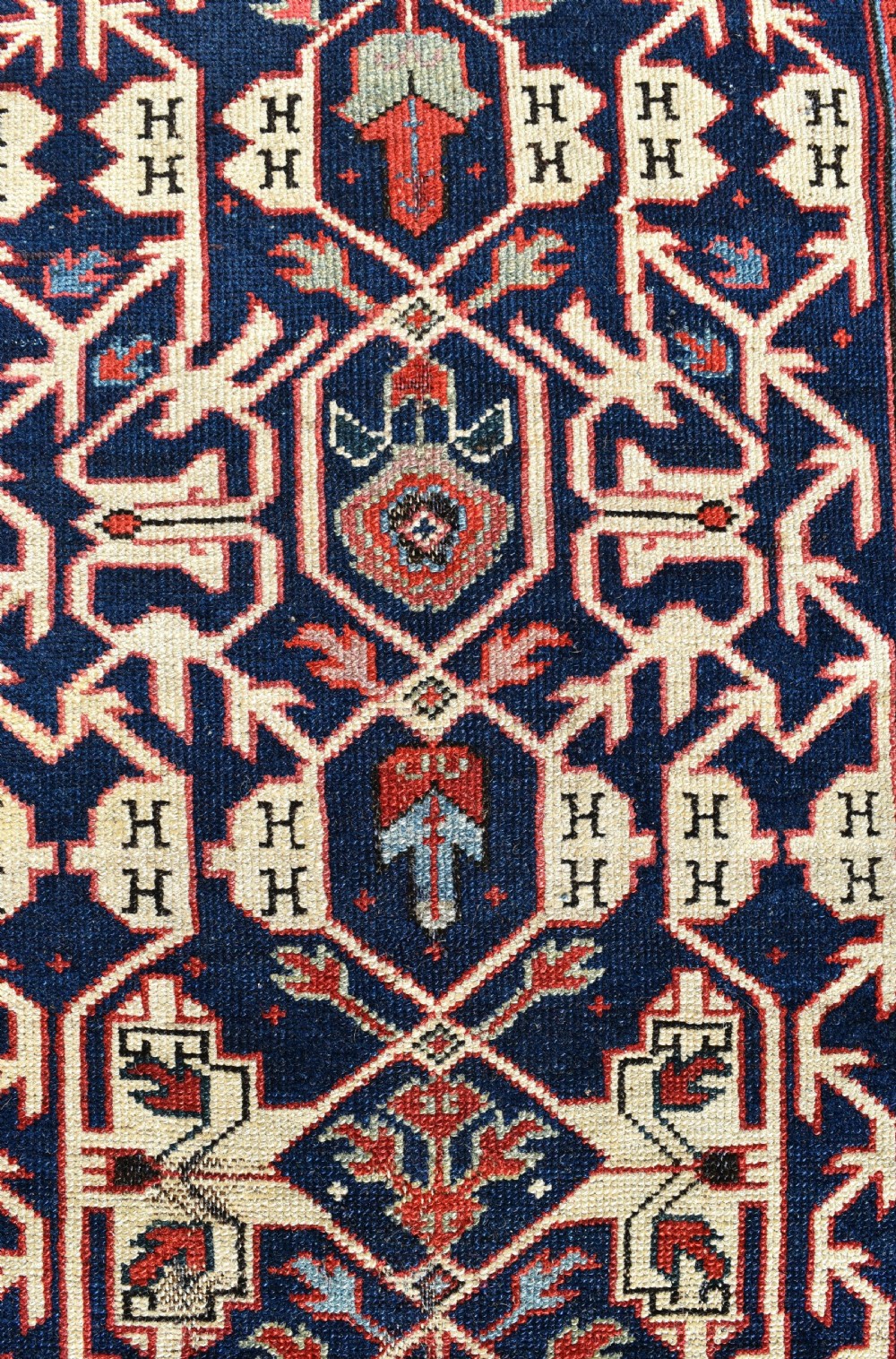 Early very narrow Kurdish runner fragment 450x54cm View VIII