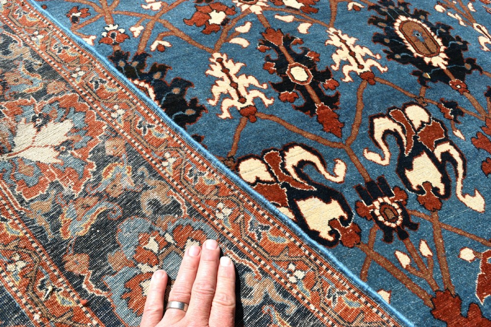 Fine antique Tabriz rug 203x134cm View VI