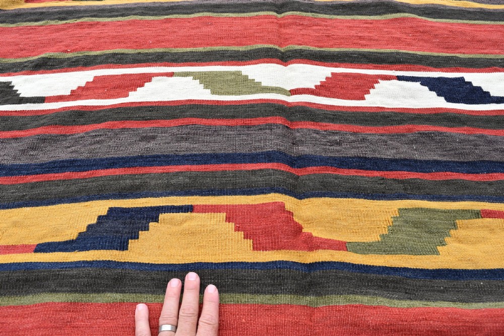 Antique Caucasian Kilim View III