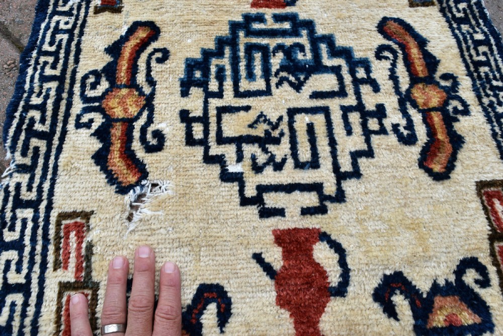 Antique Kansu mat 97x56cm View III