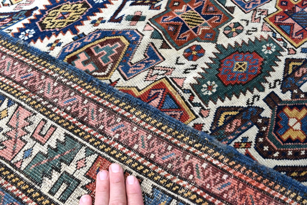 Antique Caucasian Kuba rug 169x119 View V