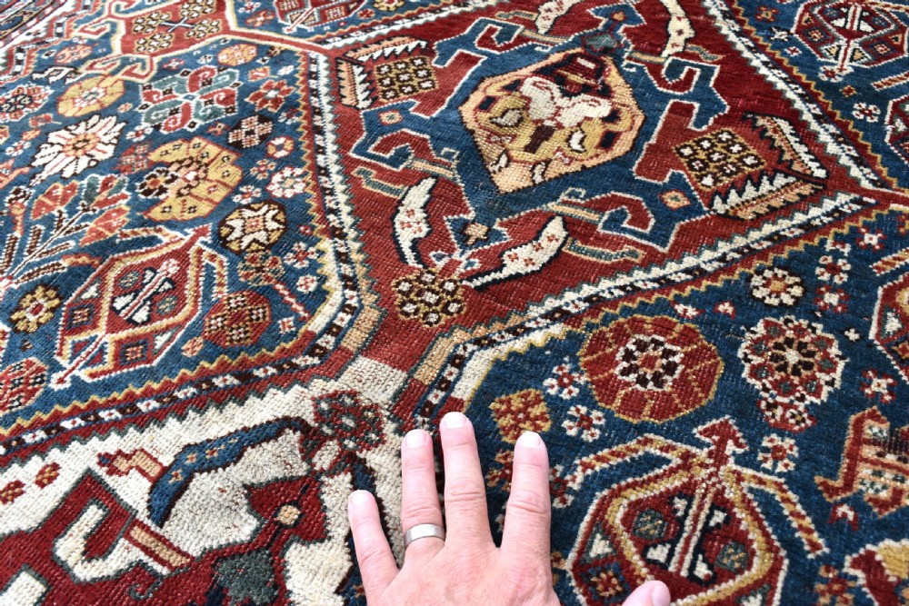 Antique Qasgai carpet 259x153cm View VI