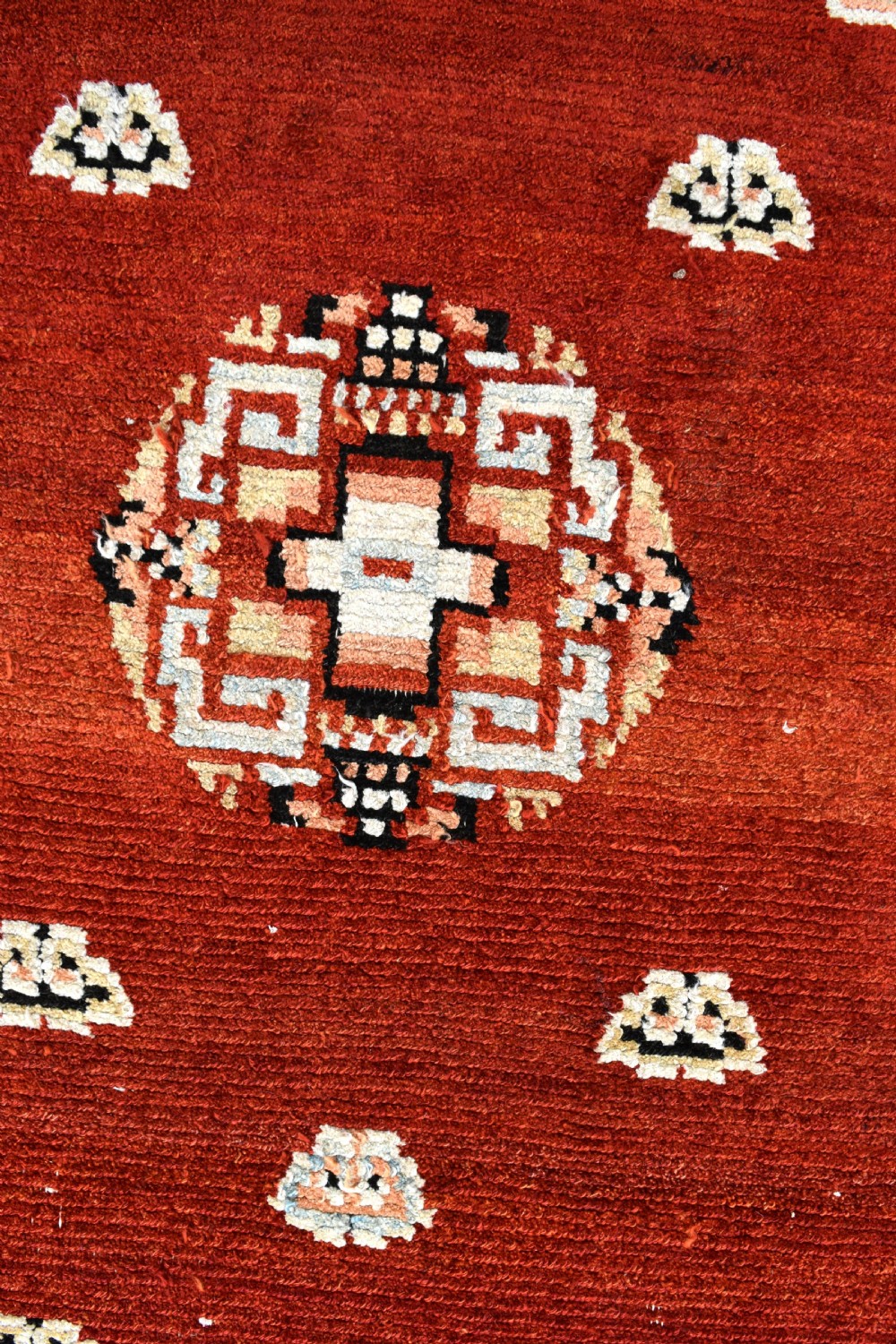 Unusually large Tibetan carpet 229x121cm View V