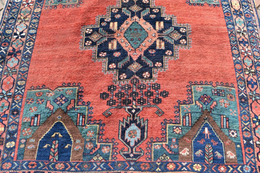 Antique Afshar rug 149x134cm View II