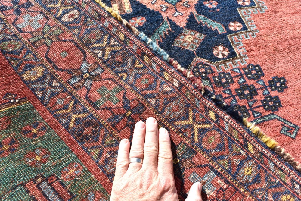 Antique Afshar rug 149x134cm View V