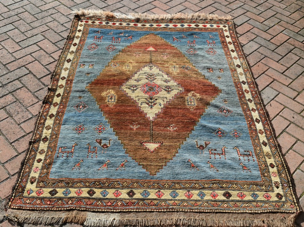 Antique Persian Mei Mei rug 185x141 View X