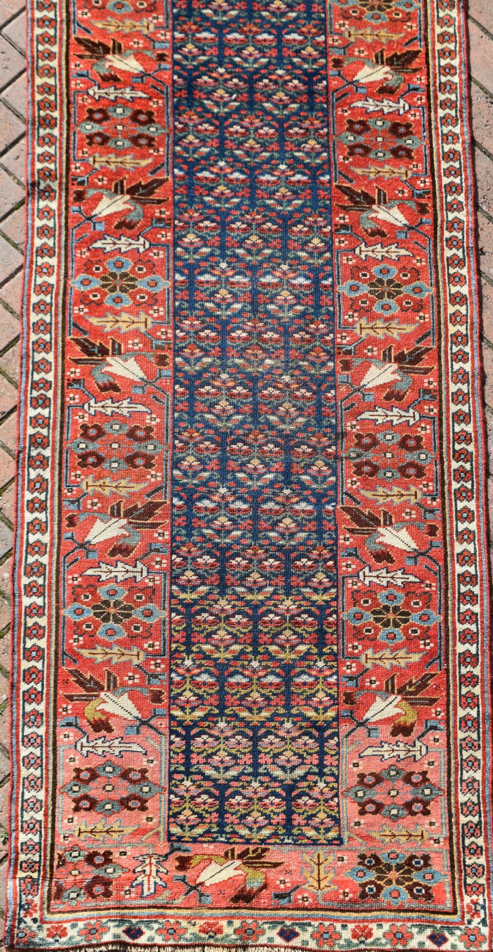 Antique North West Persian narrow runner 407x88cm View IX