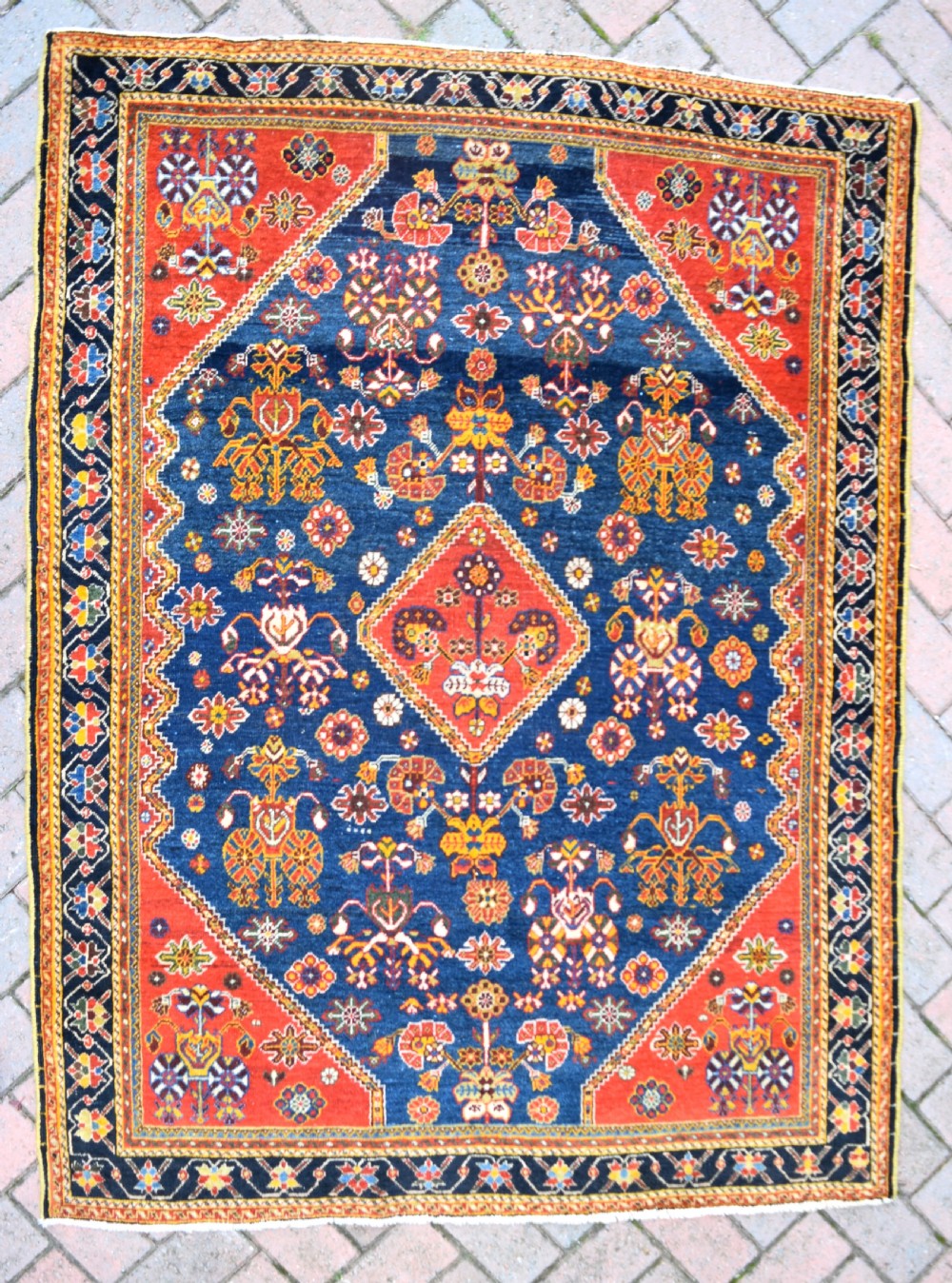 Antique Abedeh village rug 160x122cm