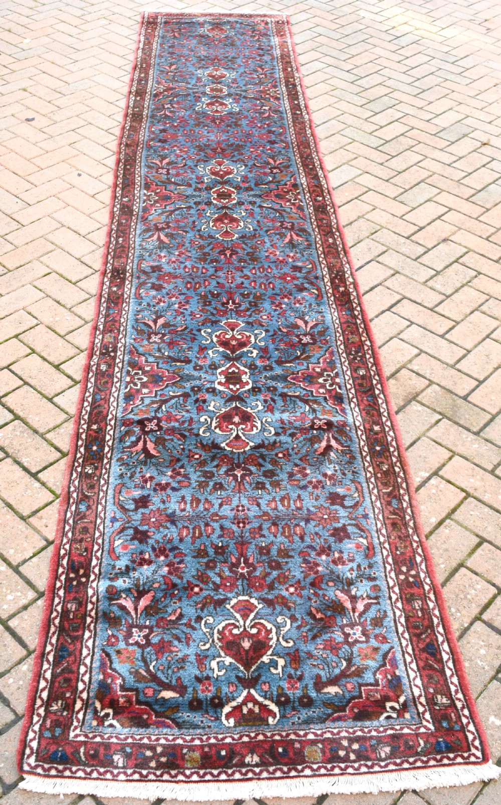 Old Hamadan runner 420x86cm