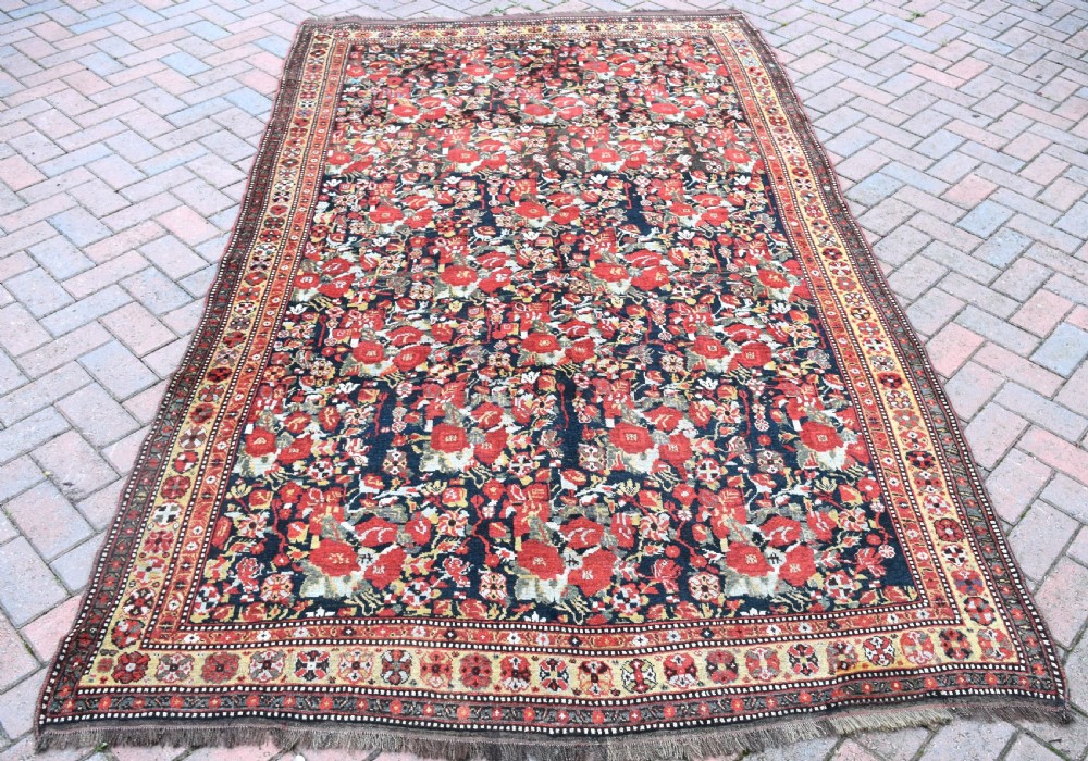 Fine antique Khamseh carpet 288x166cm