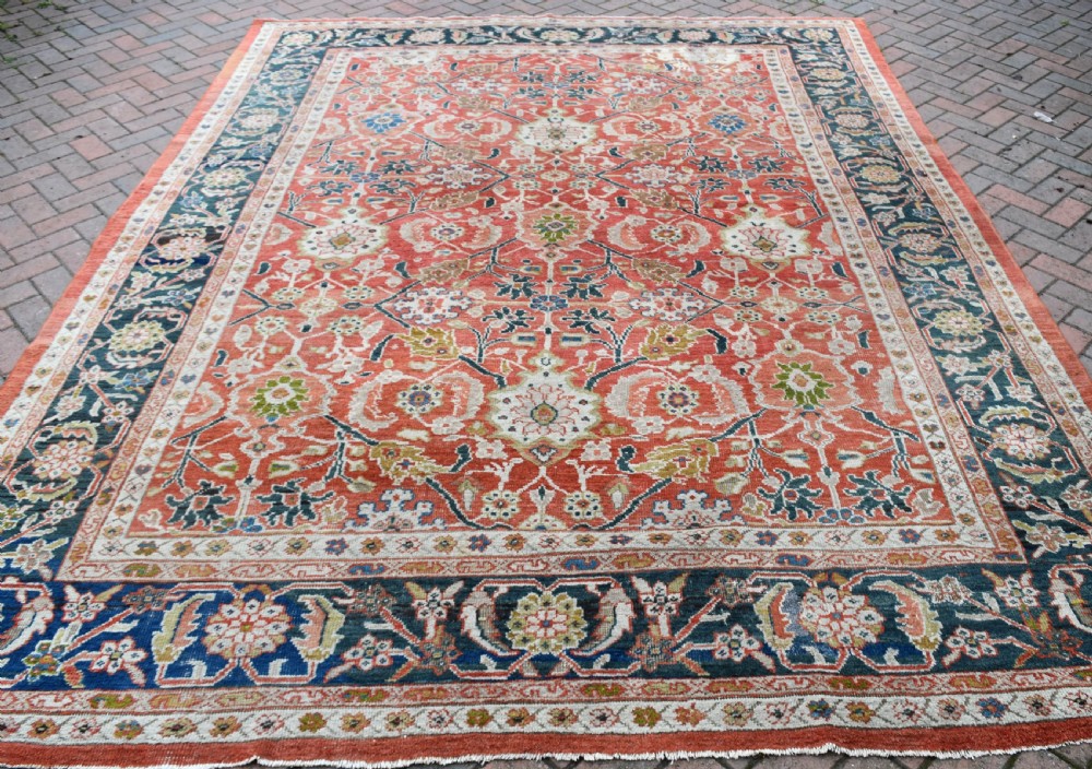 Good Antique Ziegler Mahal carpet 350x268cm