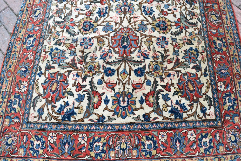 Old Persian Qum rug 208x138cm View II