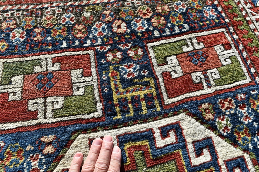 Antique Caucasian Shirvan long rug 304x102cm View IV