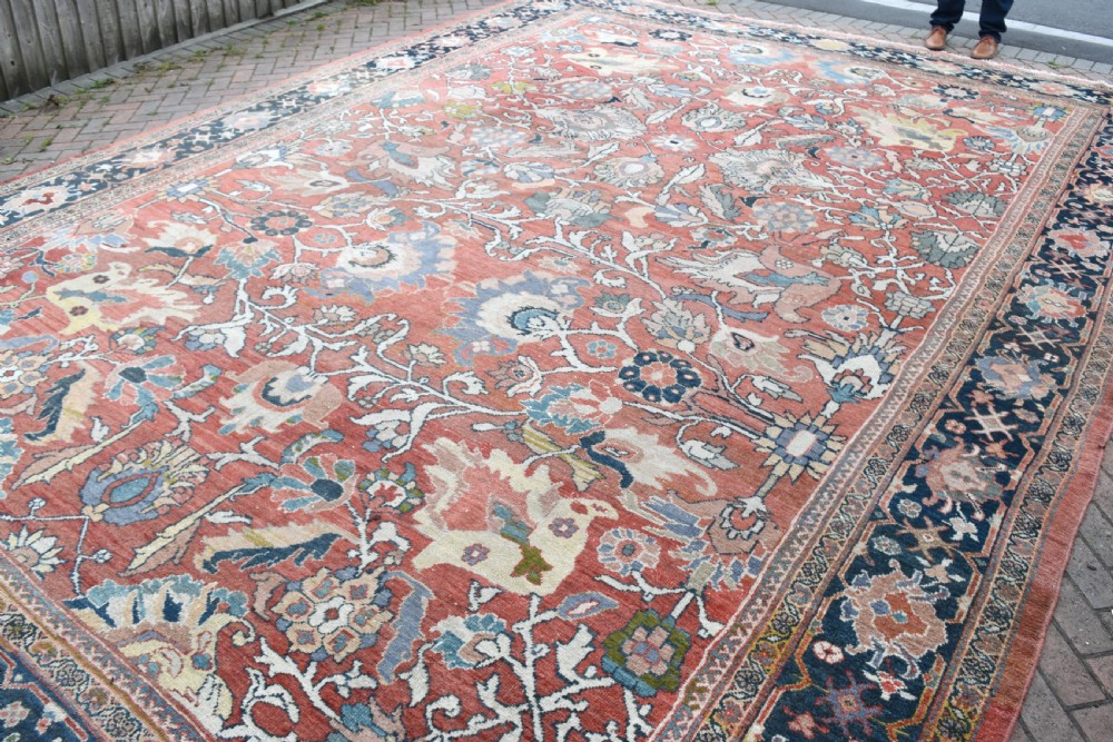 very large antique Ziegler carpet 545x403cm View III