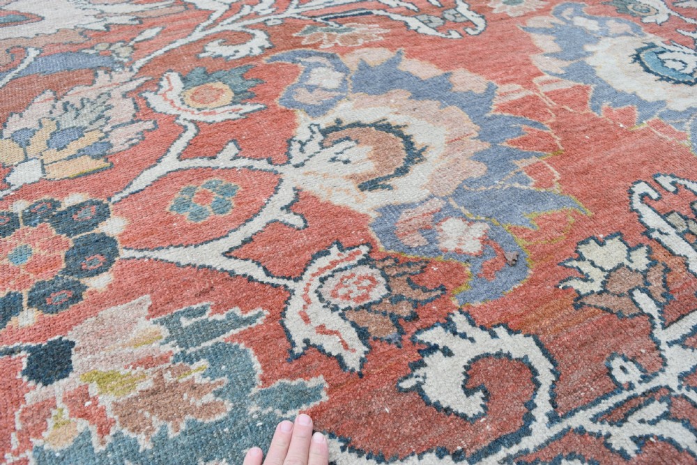 very large antique Ziegler carpet 545x403cm View IV