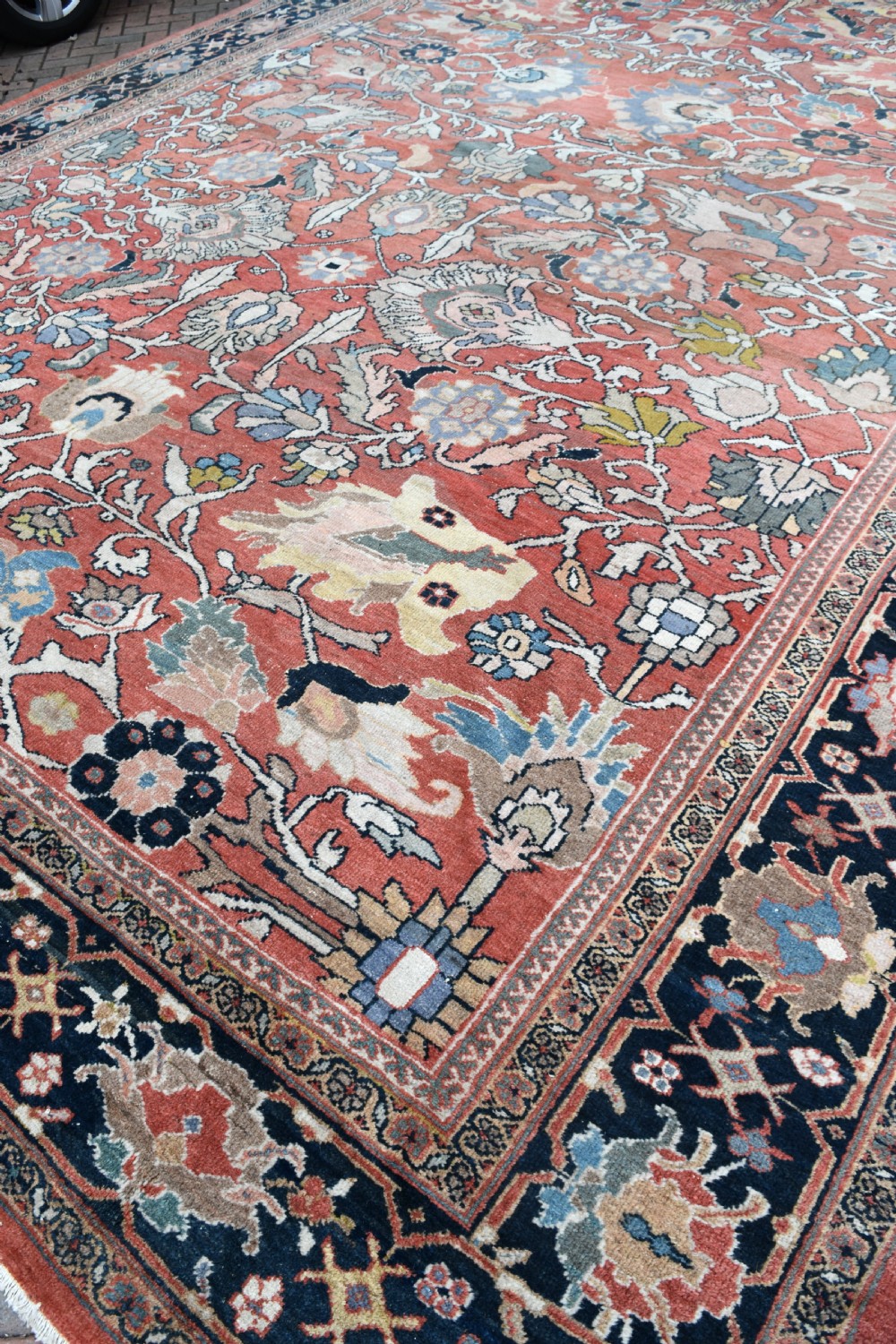 very large antique Ziegler carpet 545x403cm View VI