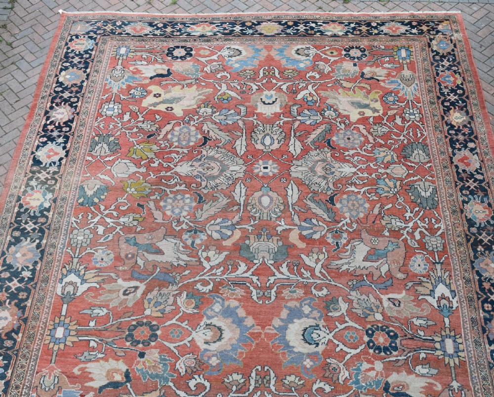 very large antique Ziegler carpet 545x403cm View XI