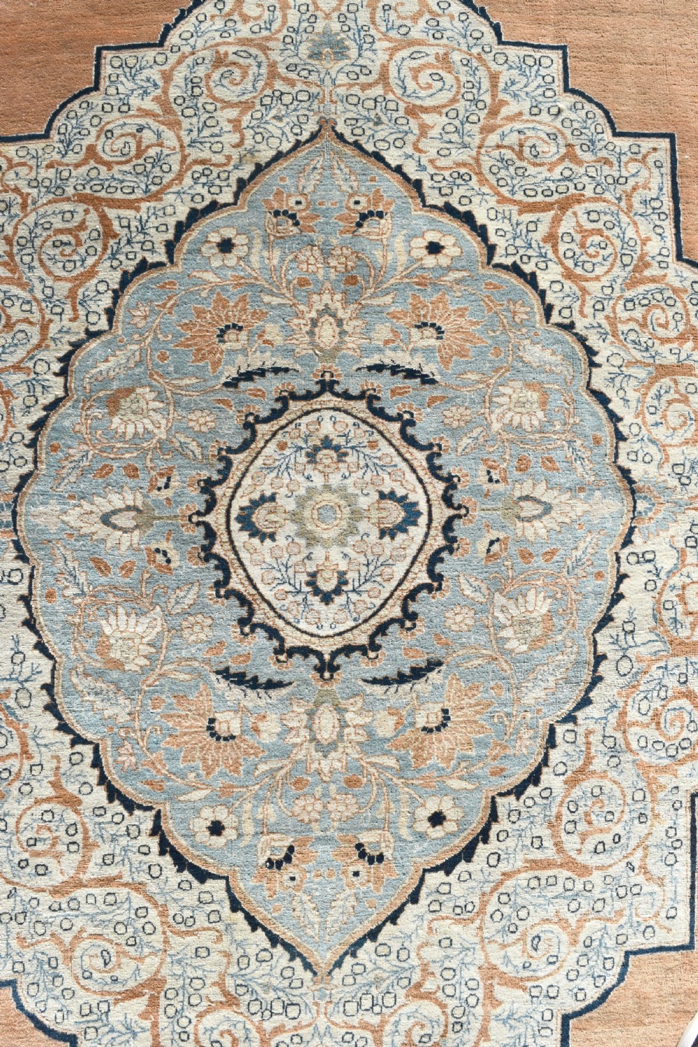 Very Fine antique Haji Jalili Tabriz carpet 380x287cm View IV