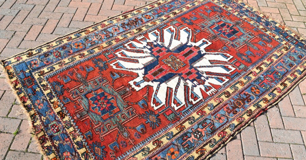 Antique karaja (Barjid) rug 206x145 View V