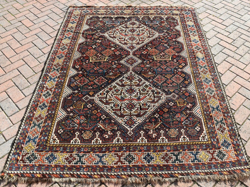 Old Khamseh tribal Rug 225x161cm