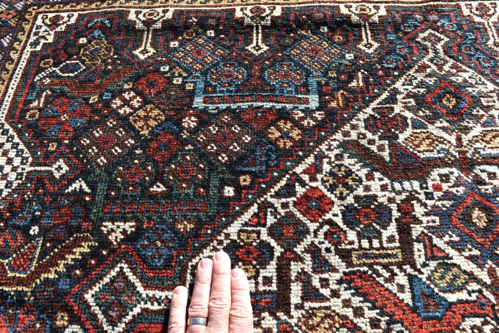 Old Khamseh tribal Rug 225x161cm View V