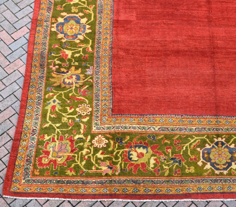 Antique Sultanabad carpet of large square proptions View VII