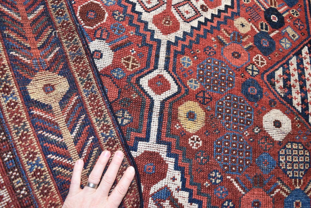 Khamseh tribal rug  217x124 cm View V