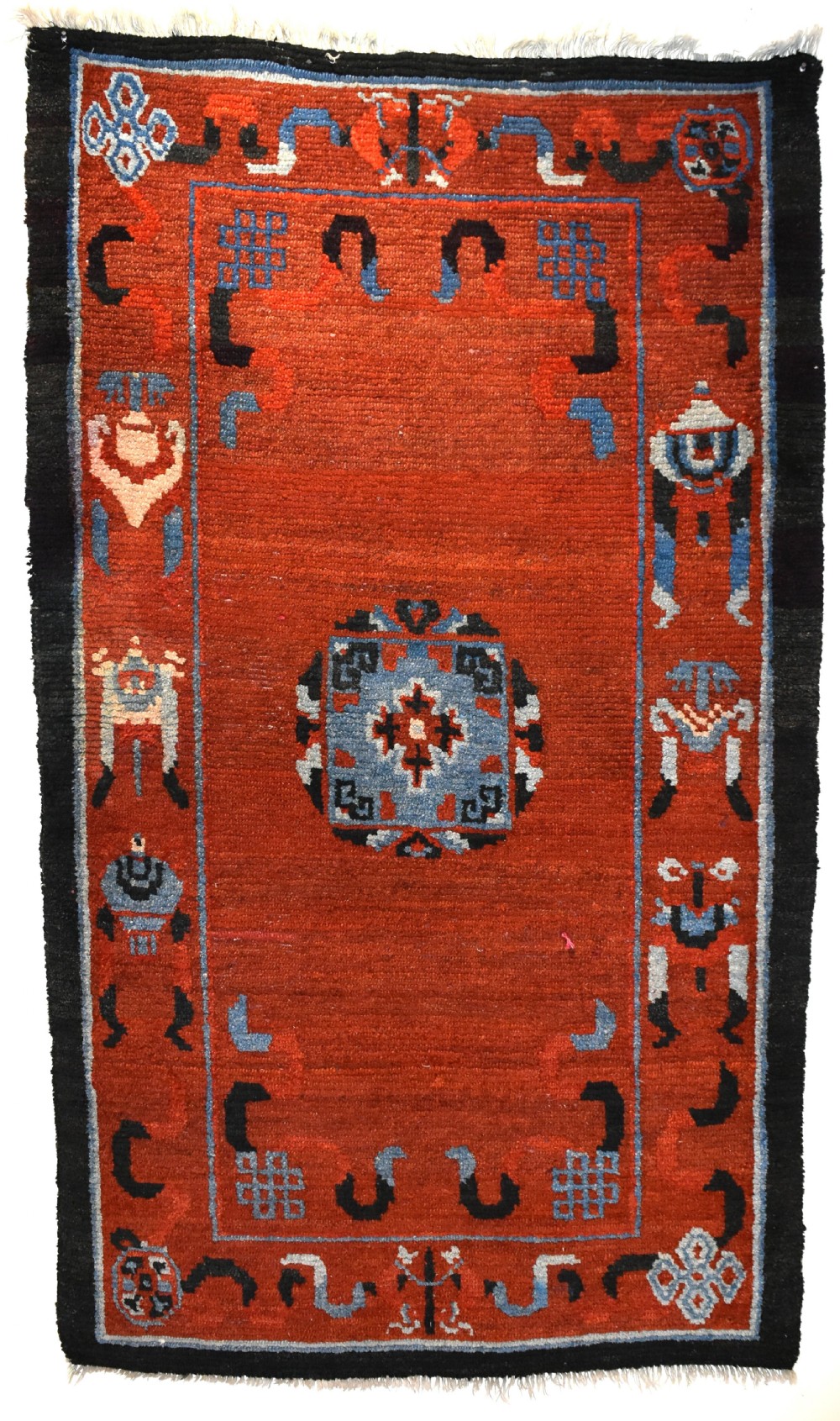 Antique Tibetan rug 204x120 CM