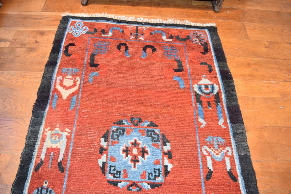 Antique Tibetan rug 204x120 CM View VIII