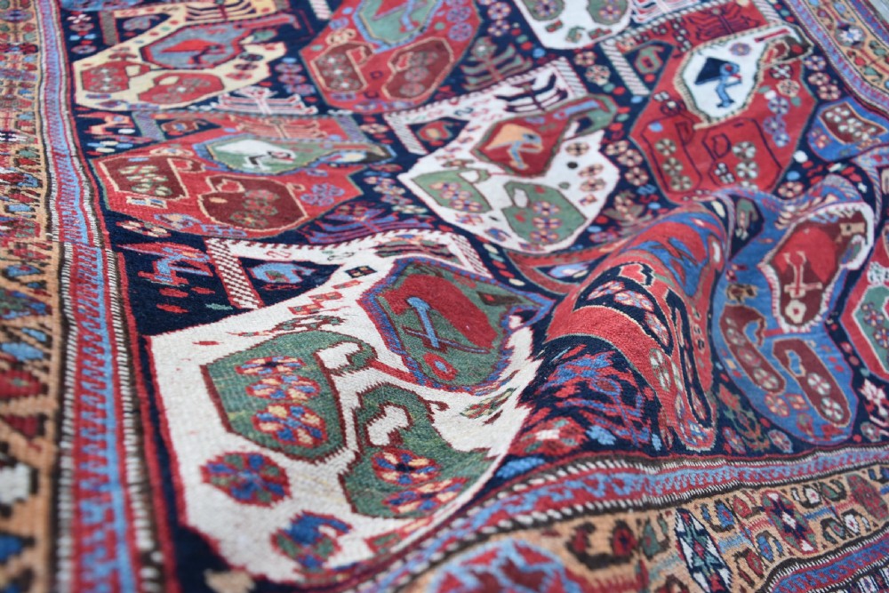 Fine antique Khamseh tribal rug 206x104cm View III