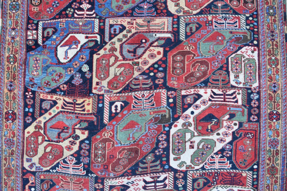 Fine antique Khamseh tribal rug 206x104cm View VII
