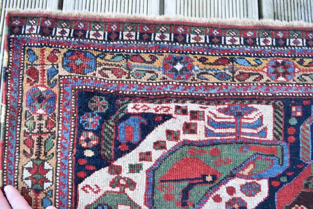 Fine antique Khamseh tribal rug 206x104cm View VIII