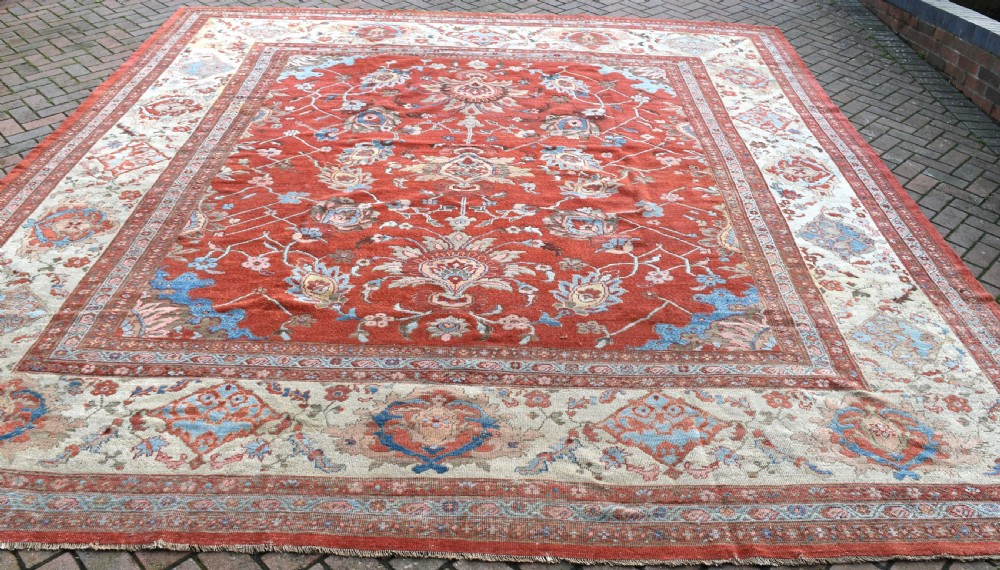 Antique Ziegler carpet 400x380cm