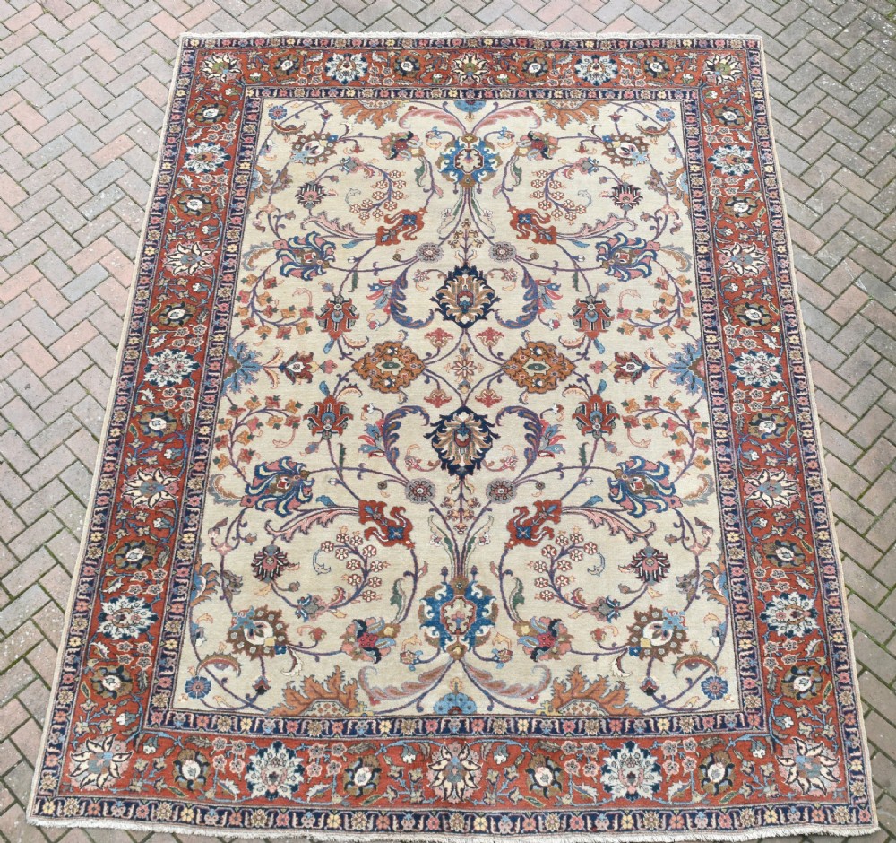 Old Tabriz carpet 355x278