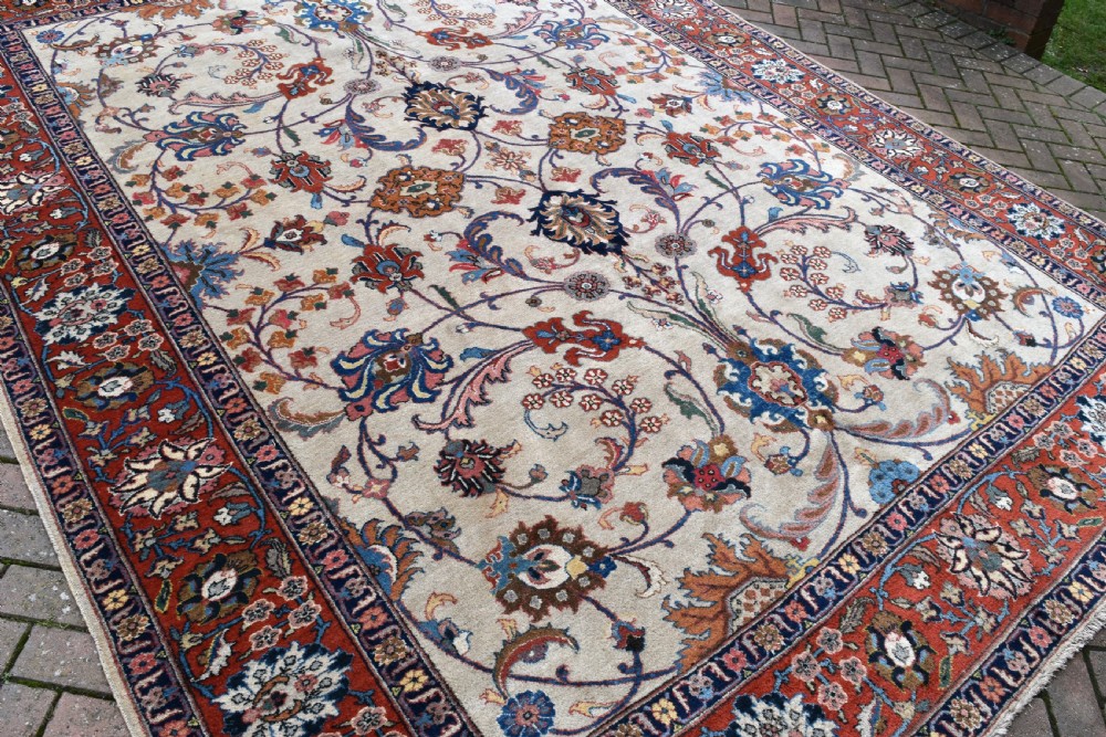 Old Tabriz carpet 355x278 View IV