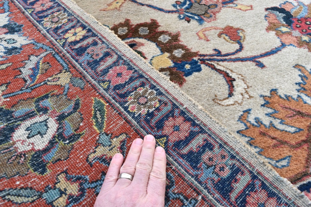 Old Tabriz carpet 355x278 View V
