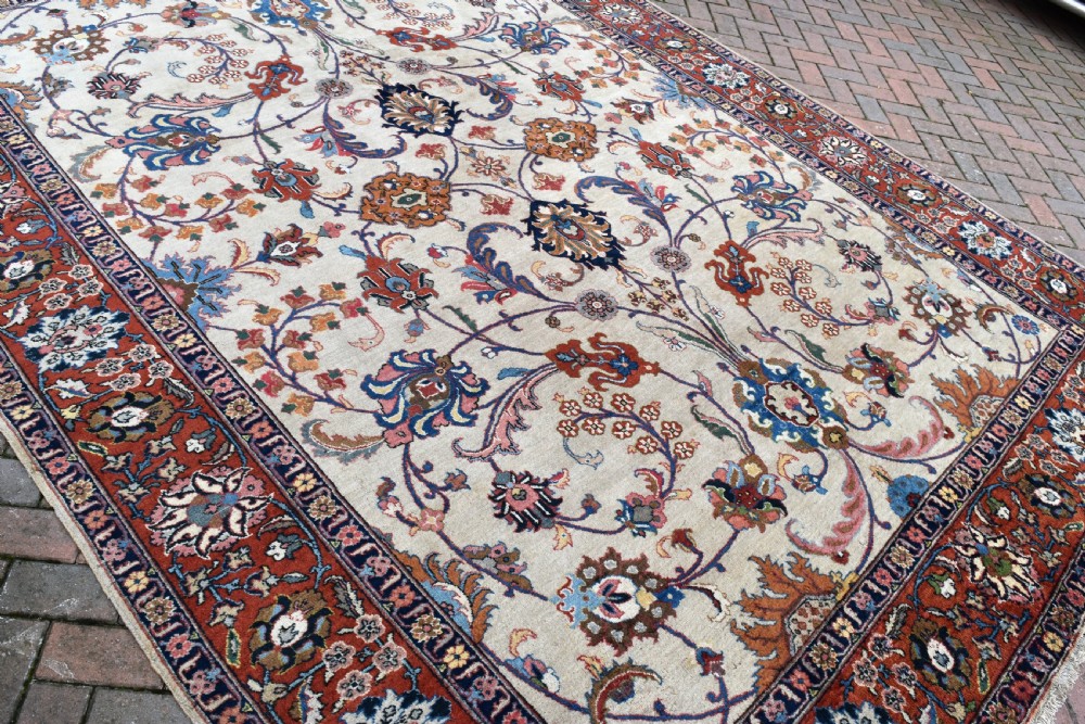 Old Tabriz carpet 355x278 View VIII
