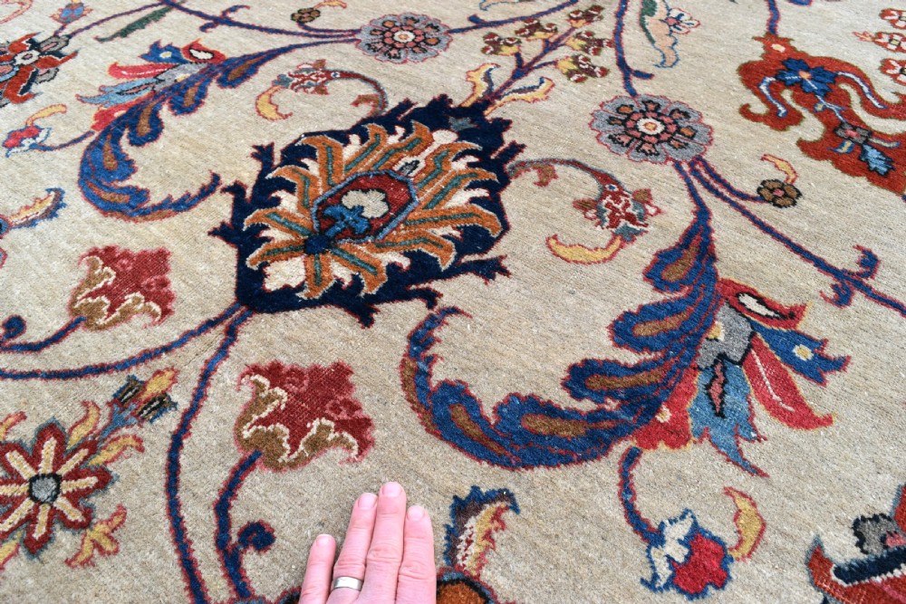 Old Tabriz carpet 355x278 View IX