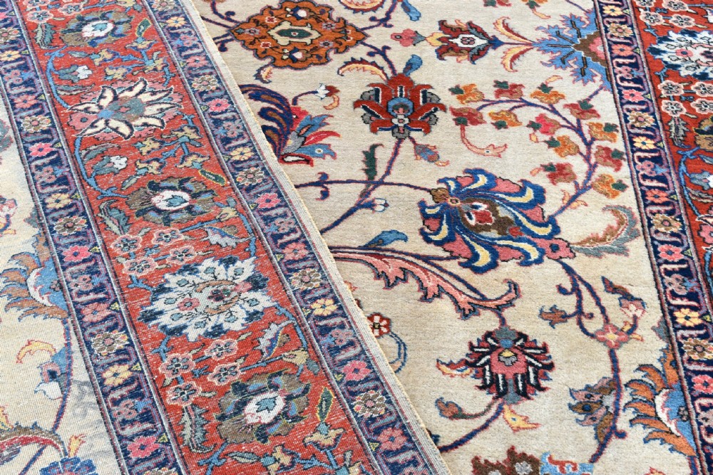 Old Tabriz carpet 355x278 View XI