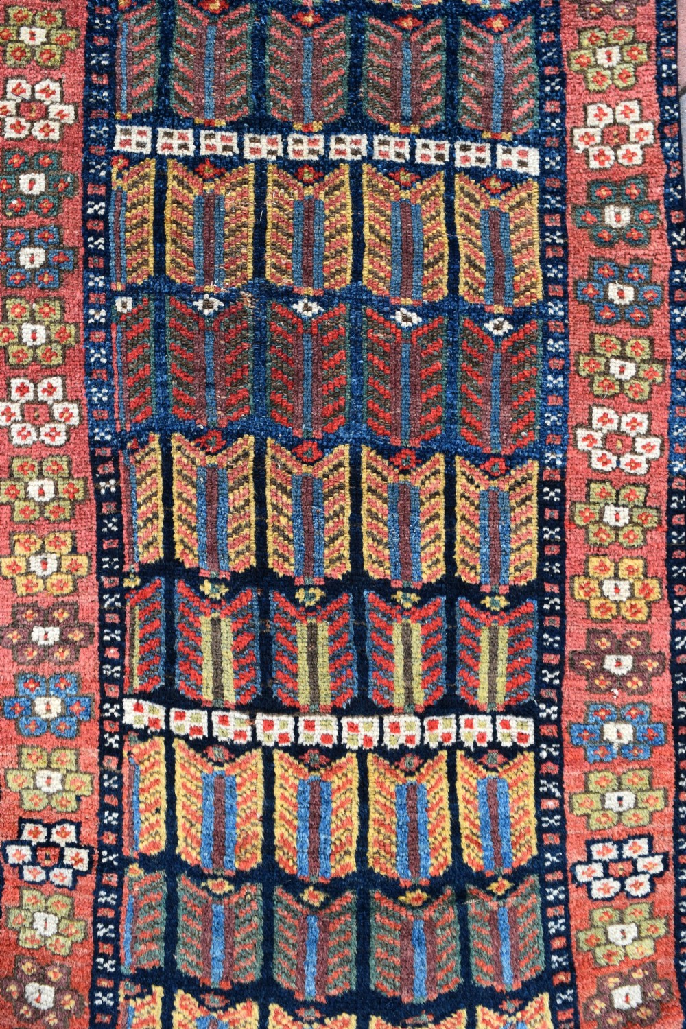 Antique Sinjabi Kurd narrow runner 446x73cm View III