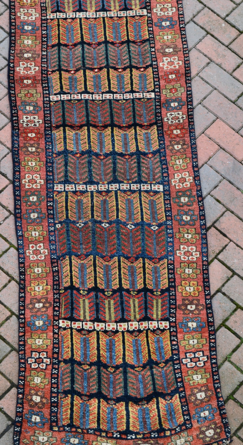 Antique Sinjabi Kurd narrow runner 446x73cm View IX
