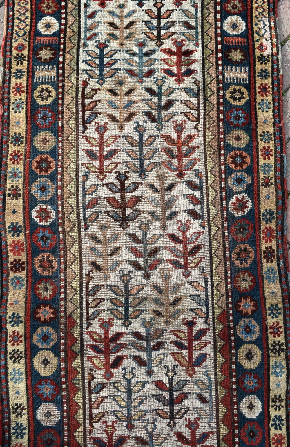 antique Caucasian runner 340x89cm View II