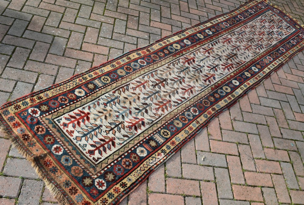 antique Caucasian runner 340x89cm View III