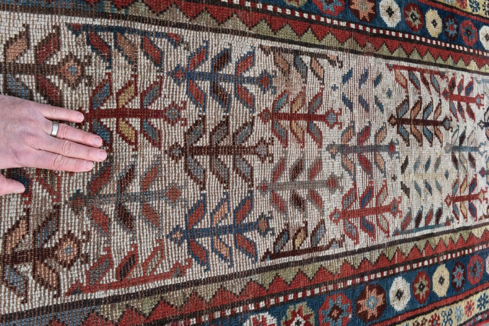 antique Caucasian runner 340x89cm View V