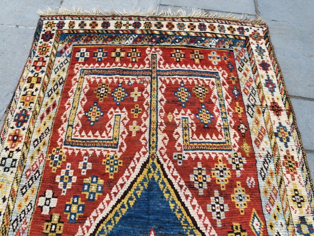 Antique Qasgai Gabbeh tribal rug 293x139 View III