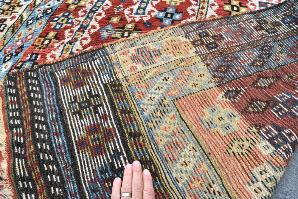Antique Qasgai Gabbeh tribal rug 293x139 View VII