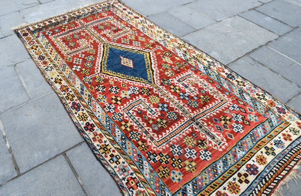 Antique Qasgai Gabbeh tribal rug 293x139 View IX