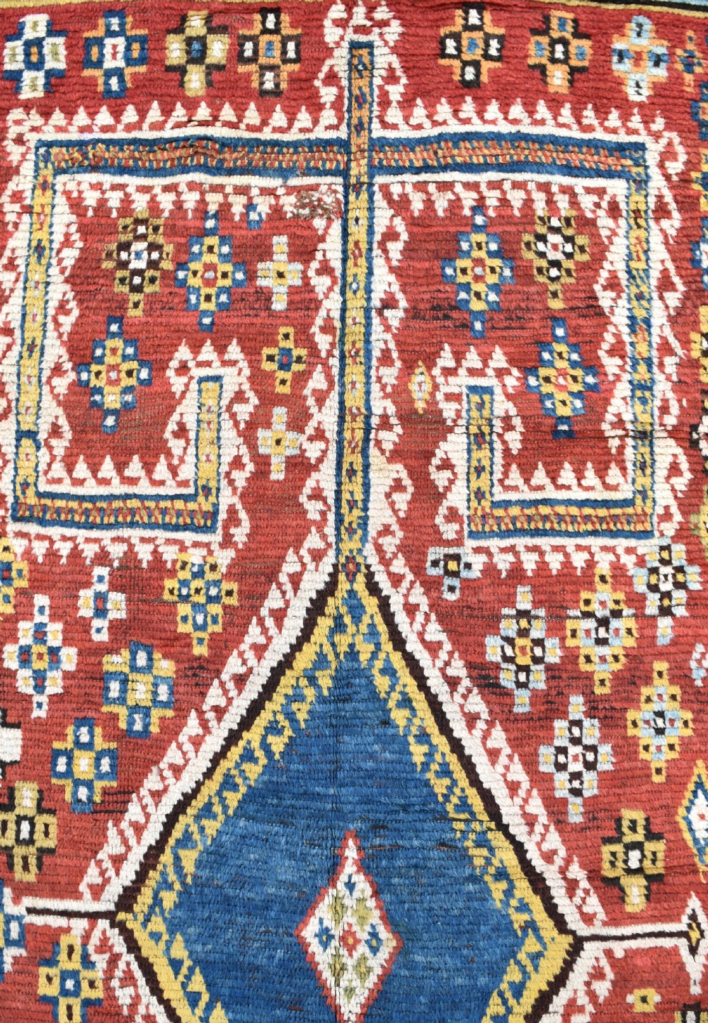 Antique Qasgai Gabbeh tribal rug 293x139 View X