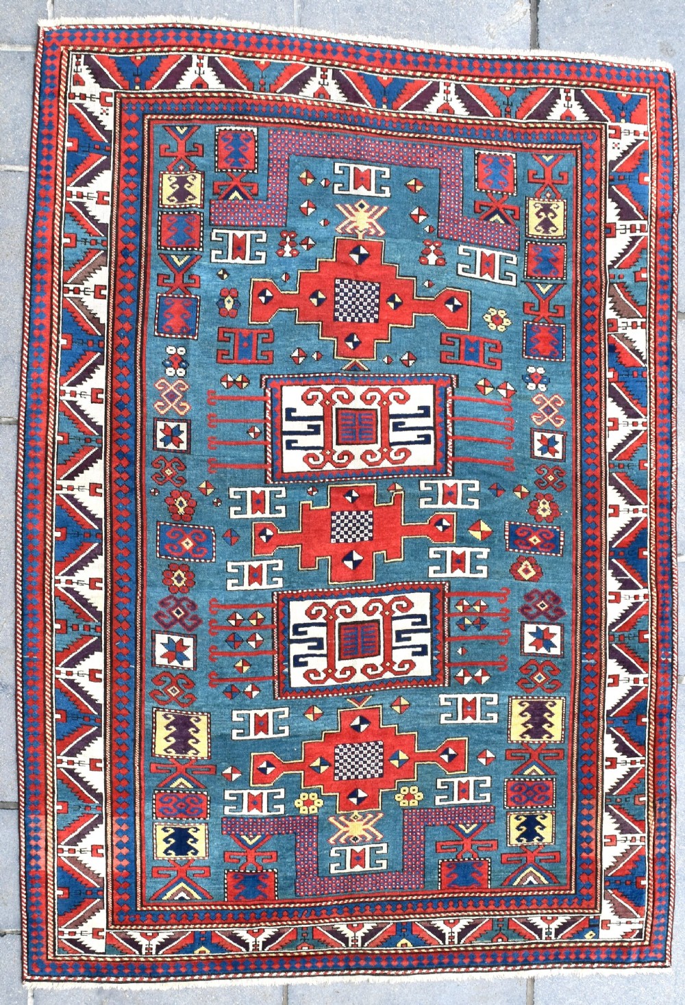 Antique Karachopfh Kazak rug 234x165 cm