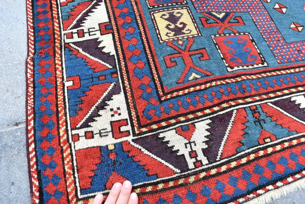 Antique Karachopfh Kazak rug 234x165 cm View IV
